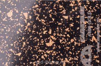 Глянцевая столешница АМК Троя 4406 Luc GOLD Черный